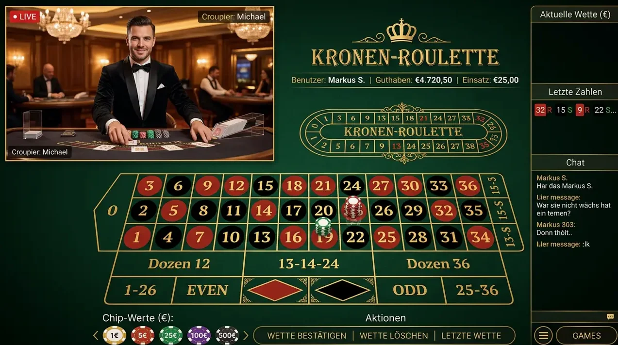 Live-Casino im Praise