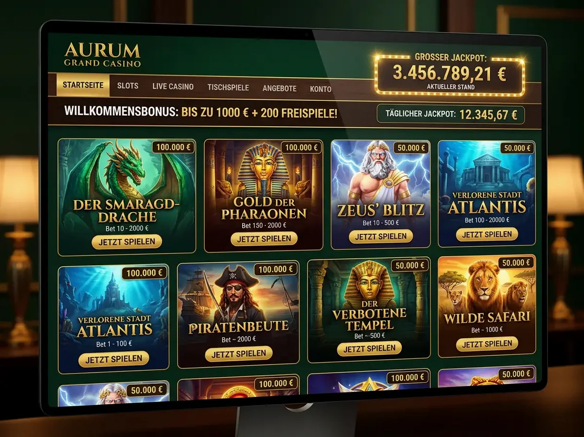 Praise — Spielsaal und Angebot